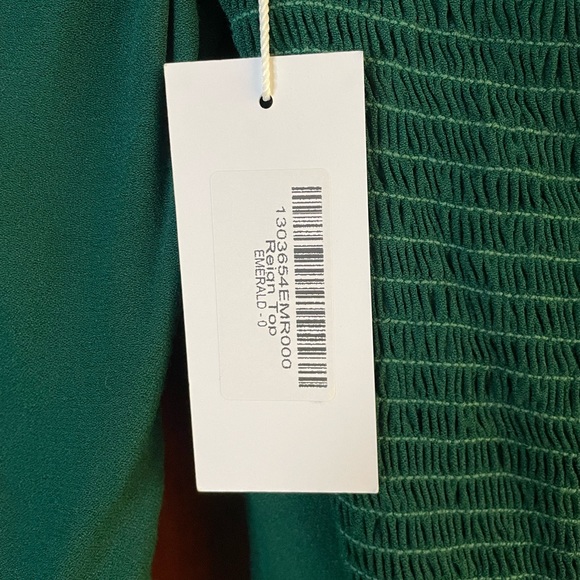 Reformation Reign Top in Emerald NWT - Picture 5 of 5